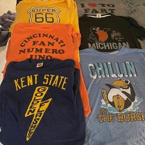 Lot of homage tees